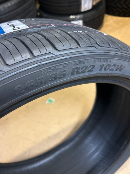 KUMHO CRUGEN HP71 BSW P 265 35 22 102W XL ALL SEASON TIRE 2263793