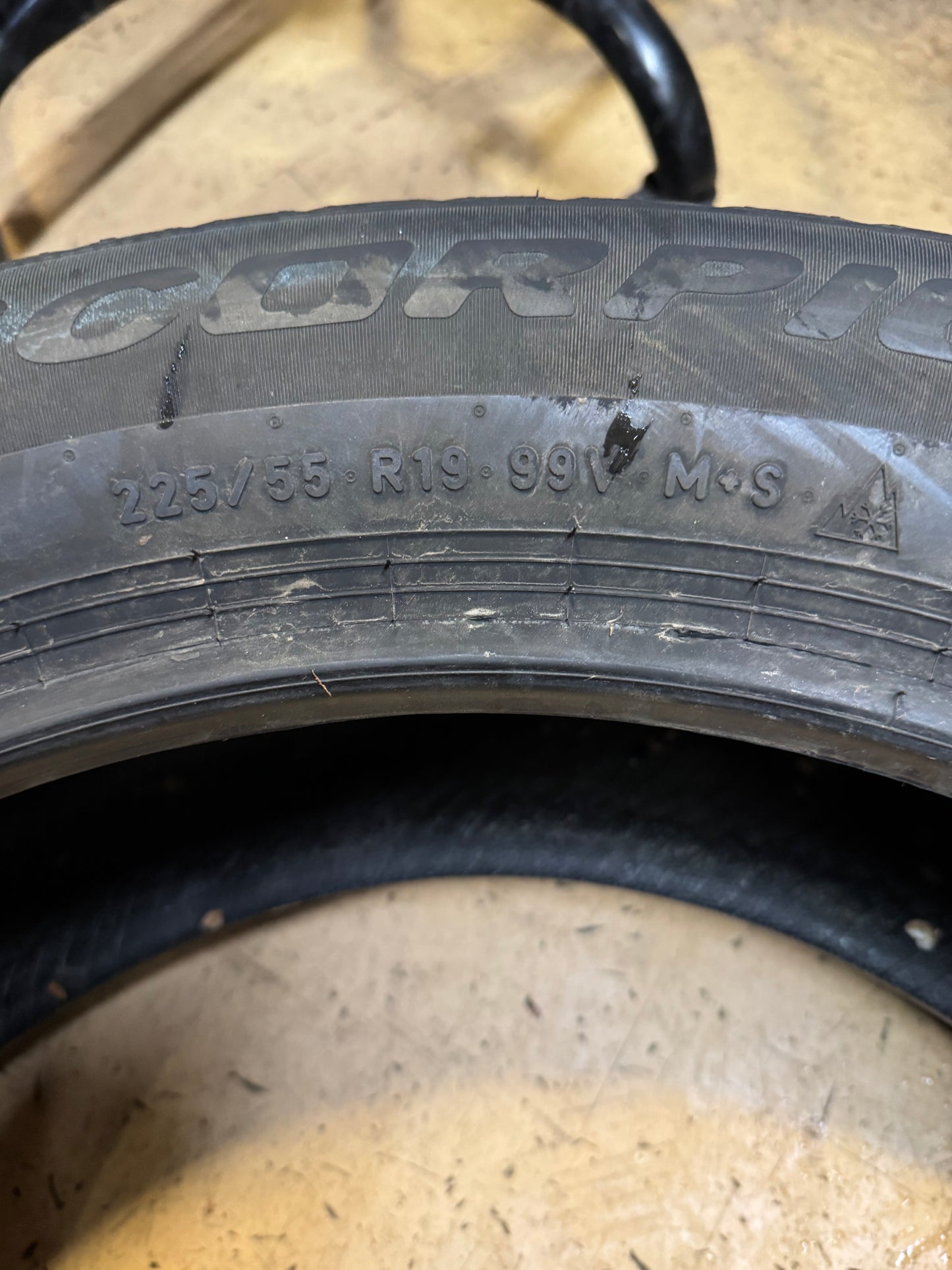 2 PIRELLI SCORPION WEATHERACTIVE BSW P 225 55 19 99V ALL WEATHER TIRE 4569300