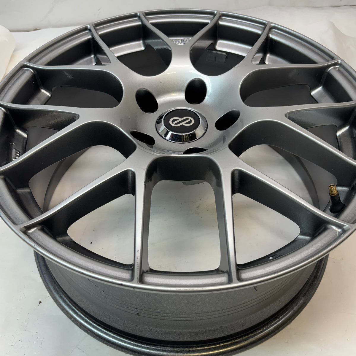 ENKEI RAIJIN HYPER SILVER WHEEL 18x8 5x120 +42 OFFSET 467-880-1242HS