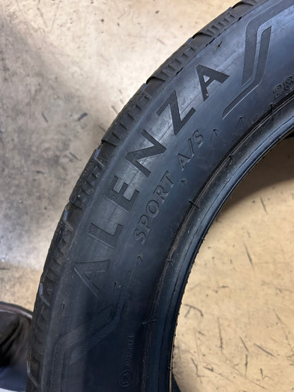 USED 8/32" BRIDGESTONE ALENZA SPORT A/S BSW P 285 45 21 113V XL UHP TIRE 014826