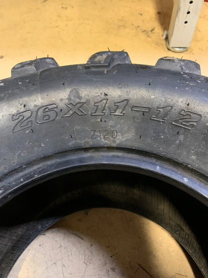 NOS MILLION PARTS Z120 BSW AT 26 11 12 6PLY ATV/UTV TIRE 10276