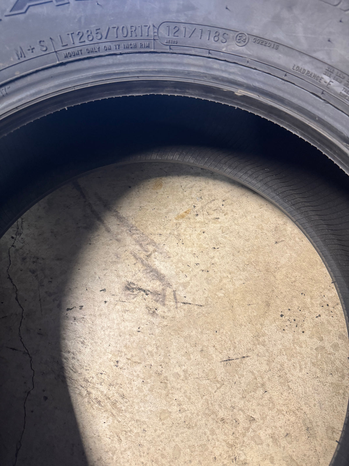 NOS MASTERCRAFT COURSER AXT2 BSW LT 285 70 17 121/118S 10PLY ALL TERRAIN TIRE 175051006