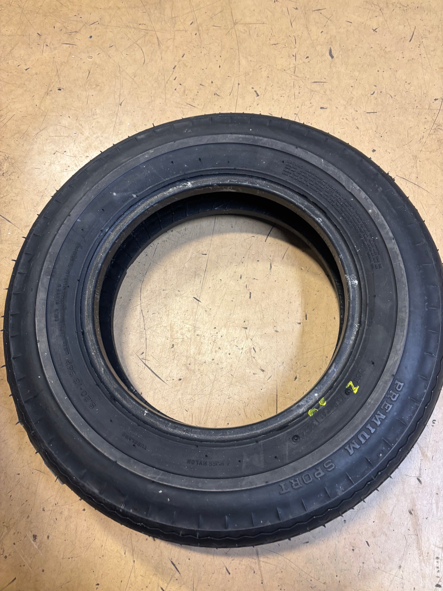 2 COKER PREMIUM SPORT 5/8" WW BSW P 5.20 13 84P 4 PLY SPORT LOWRIDER TIRES 506544