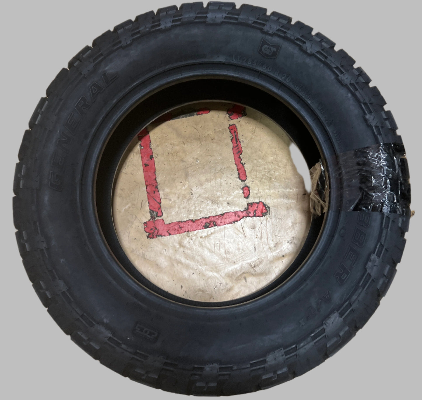 GENERAL GRABBER A/T X LT 285 60 20 125/122S 10PLY ALL TERRAIN TIRE 04508200000