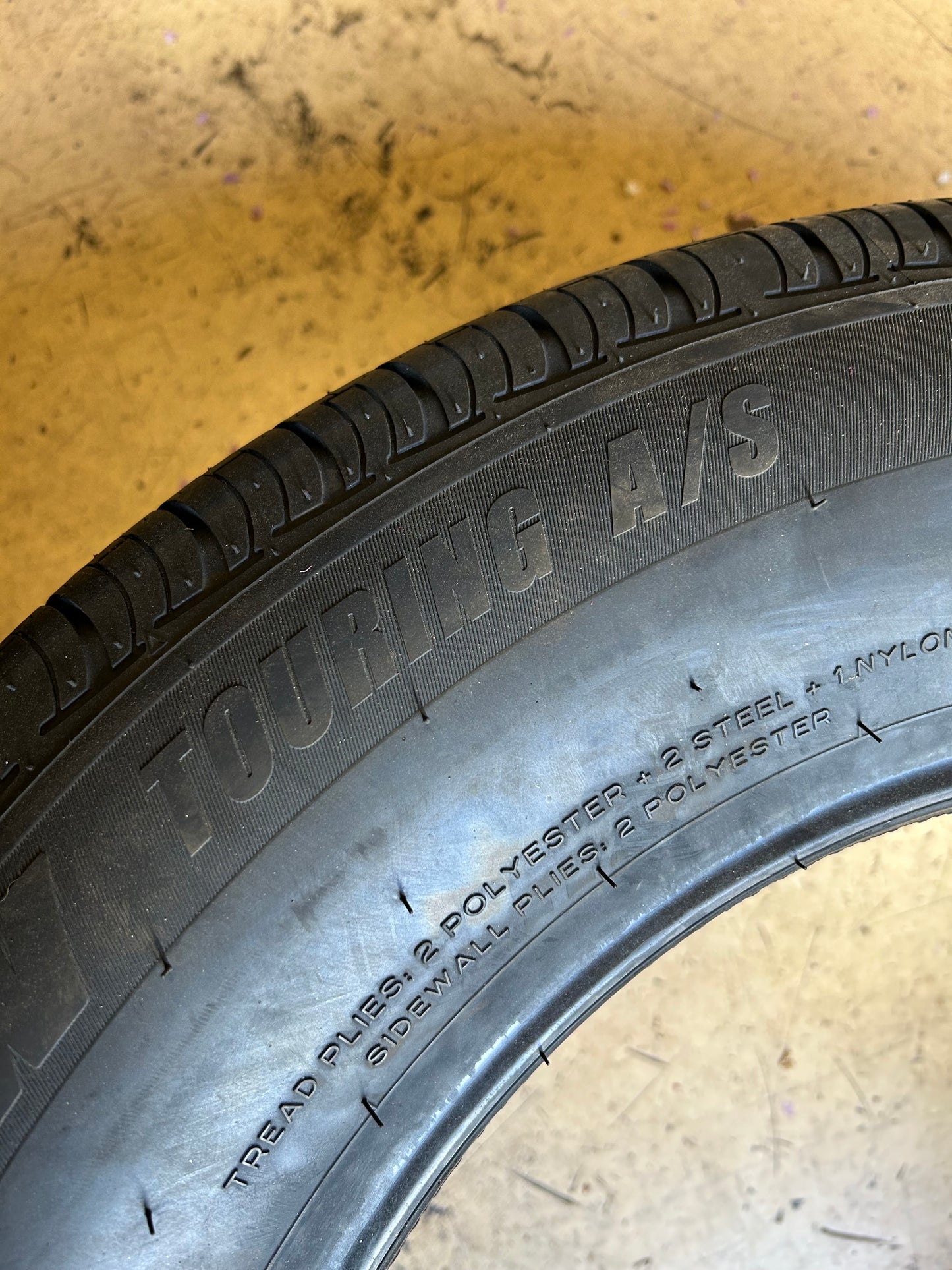 UNIROYAL TIGER PAW TOURING A/S BSW P 245 65 17 107H ALL SEASON TIRE 63165