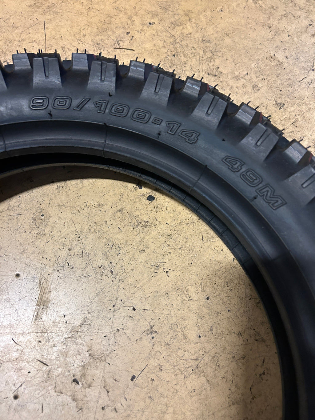 IRC ZENKAI VX-10 BSW 90 100 14 49M REAR DIRT BIKE TIRE T10527