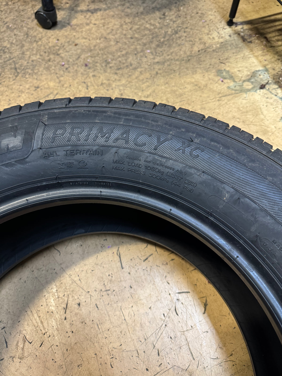 MICHELIN PRIMACY XC BSW P 265 60 18 110H ALL TERRAIN TIRE 21293