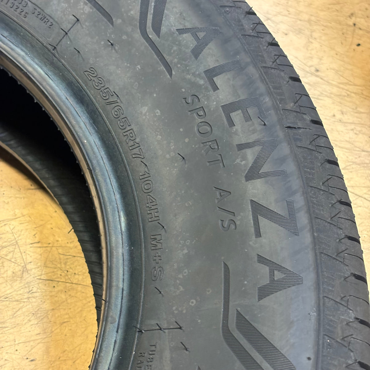 2 BRIDGESTONE ALENZA SPORT A/S BSW P 235 65 17 104H ALL SEASON TIRE 009618
