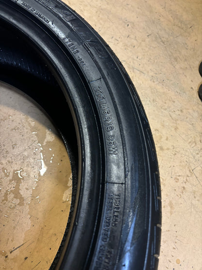 2 TOYO EXTENSA HP II BSW P 225 45 19 96W XL ALL SEASON TIRE 231180
