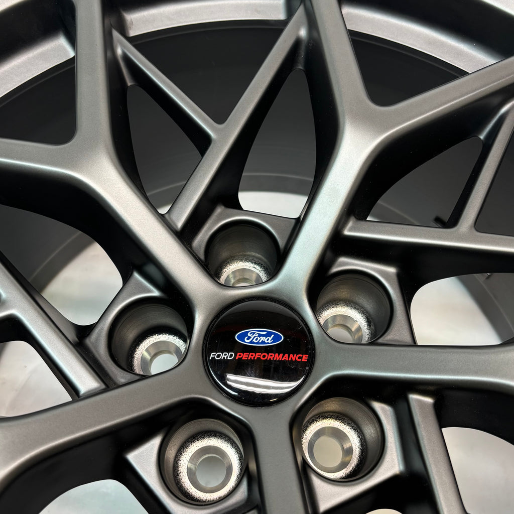 GENUINE FORD PERFORMANCE TARNISHED DARK ALUMINUM MUSTANG 19X10.5 5X4.5 ET24 FRONT WHEEL MR3C-1007-TA