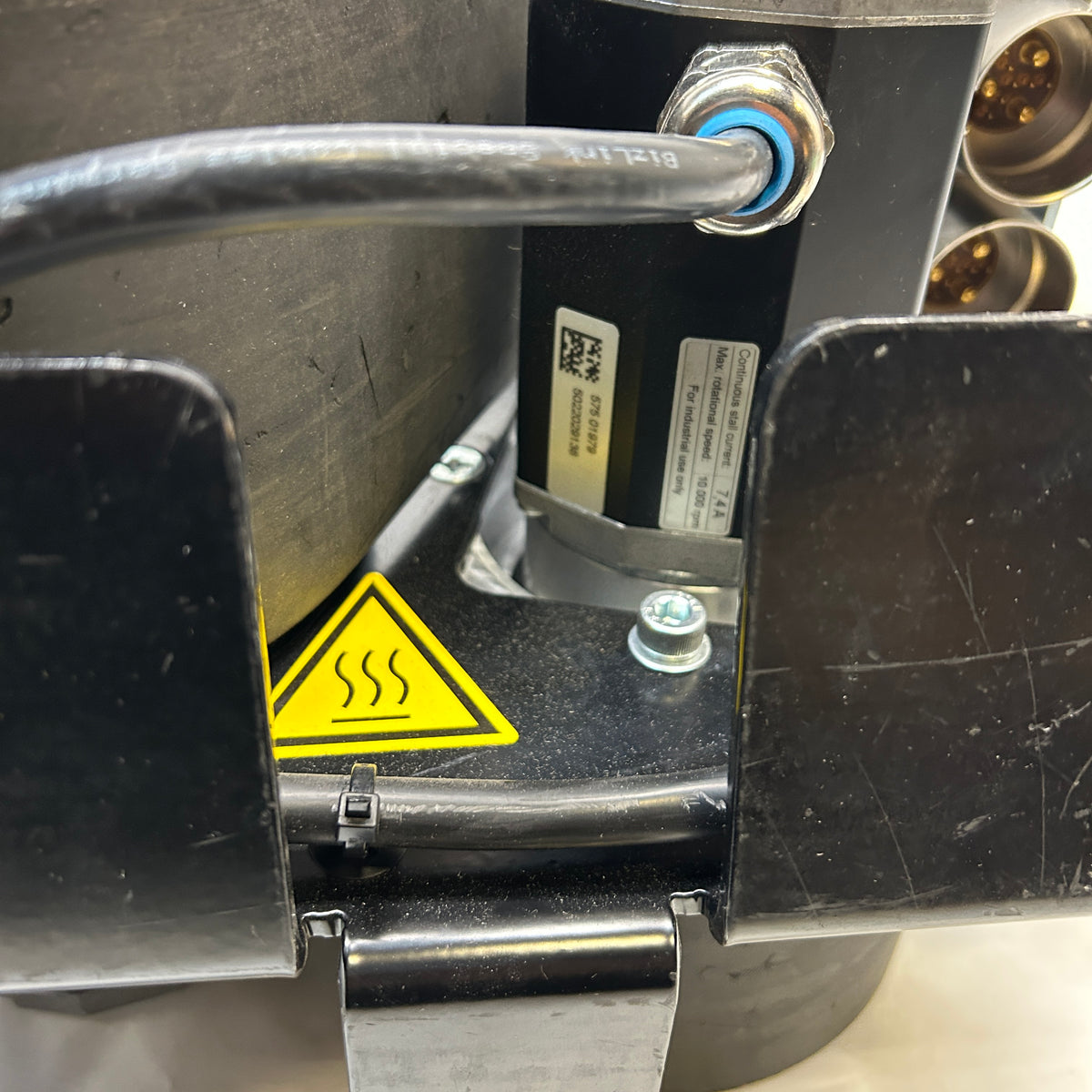 USED SIEMENS DUNKERMOTOREN BG 75X25 MI SHORT BELT CONVEYOR FEEDER