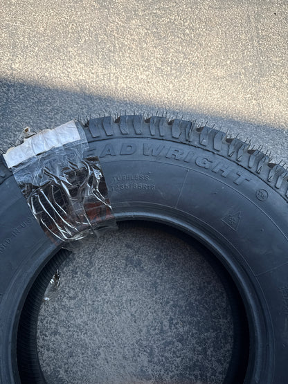 NOS TREADWRIGHT WARDEN 2 LT 235 85 16 10PLY LRE ALL TERRAIN TIRE TW35851610