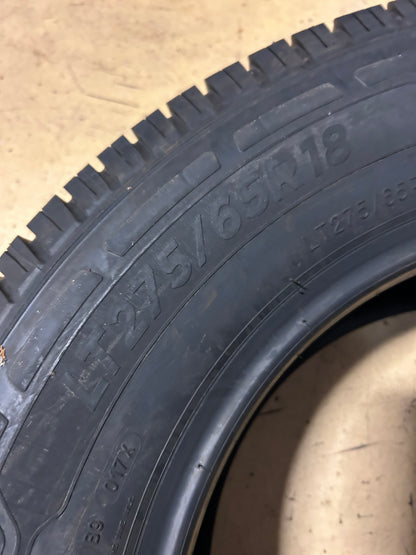 MICHELIN AGILIS CROSSCLIMATE LT 275 65 18 123/120R 10PLY ALL WEATHER TIRE 57222
