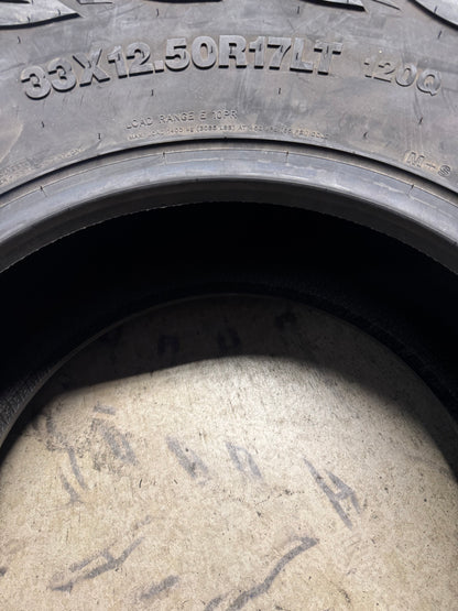 NOS PREDATOR  NEW MUTANT X-RT BSW LT 33 12.5 17 120Q 10PLY RUGGED TERRAIN TIRE PRXRT05