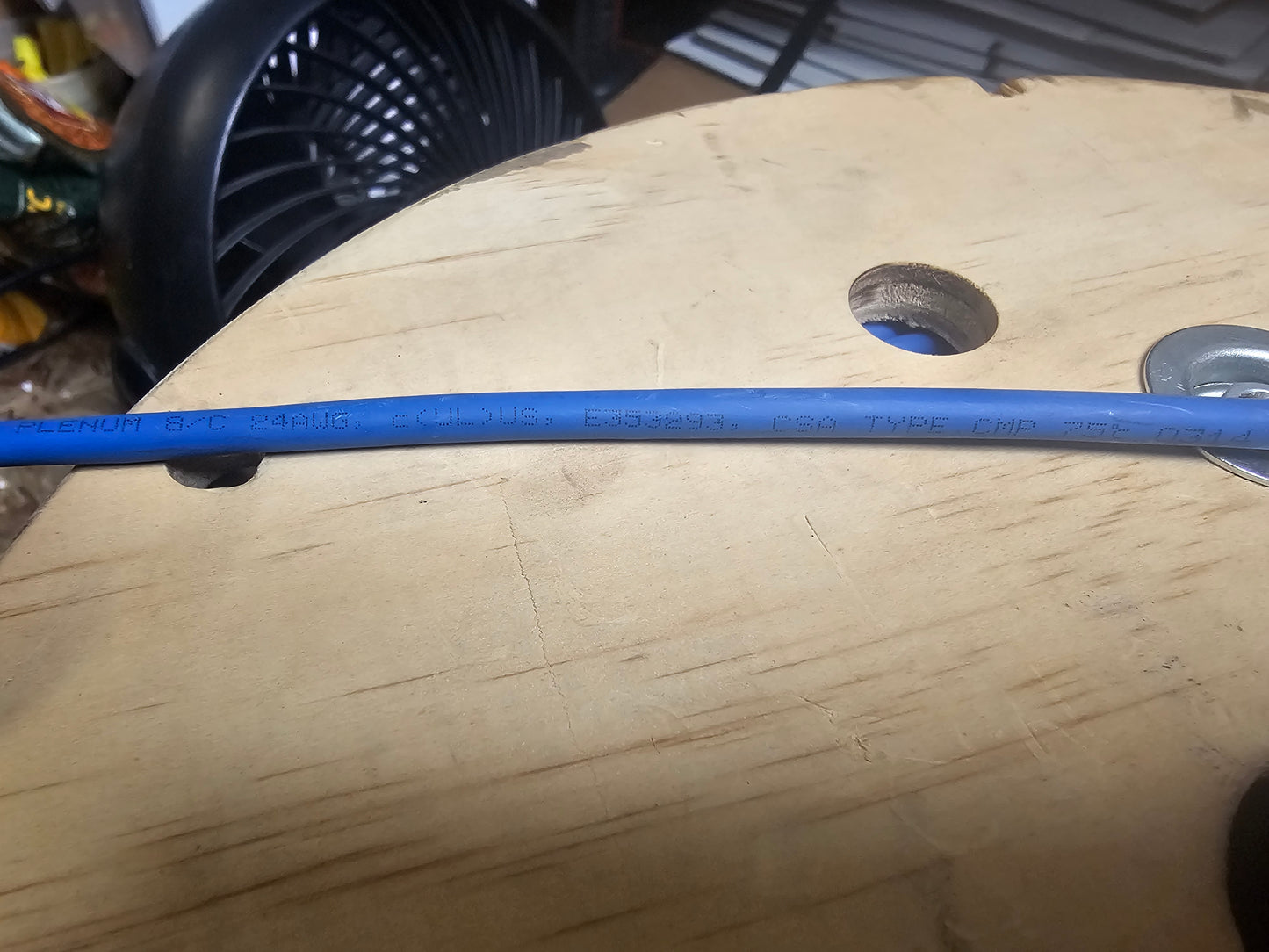 DIGITAL MEDIA 8G CABLE NON-PLENUM BLUE 300FT SPOOL DM-CBL-8G-NP R34 #4