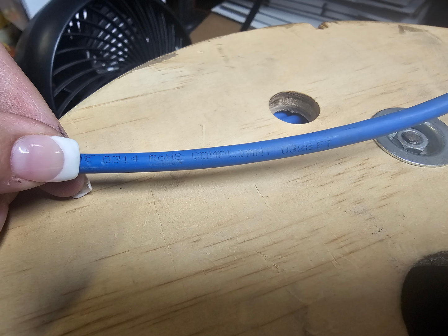 DIGITAL MEDIA 8G CABLE NON-PLENUM BLUE 300FT SPOOL DM-CBL-8G-NP R34 #4