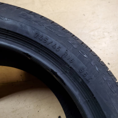 2 PIRELLI CINTURATO P7 P 245 45 18 96Y SL RUNFLAT ALL SEASON TIRES 2074800