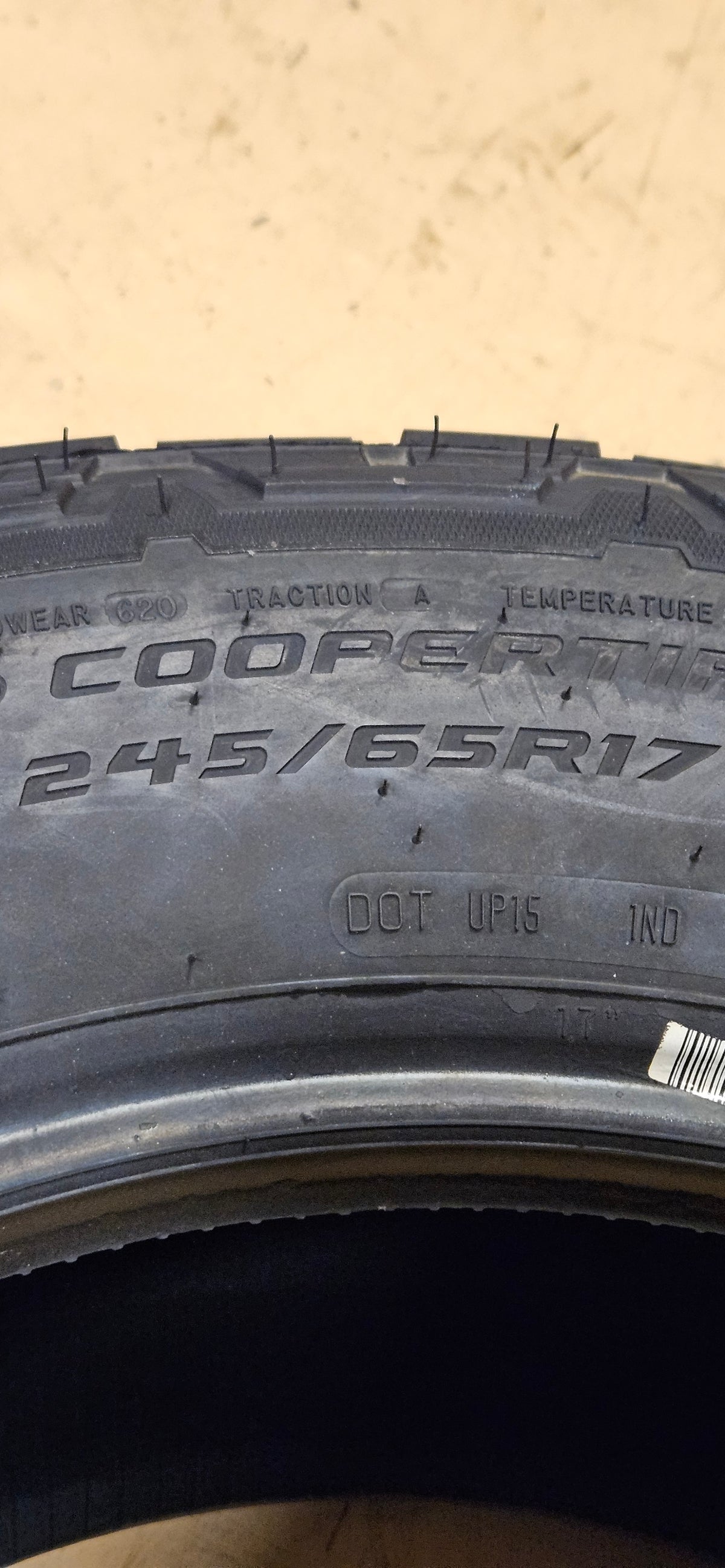 COOPER DISCOVERER AT3 4S BSW P 245 65 17 111T XL ALL TERRAIN TIRE 90000032706