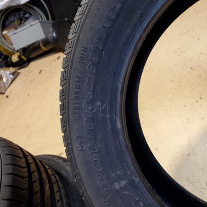 4 CONTINENTAL CROSSCONTACT LX SPORT P 235 55 19 101H SL TIRES 03593900000 ALL SEASON