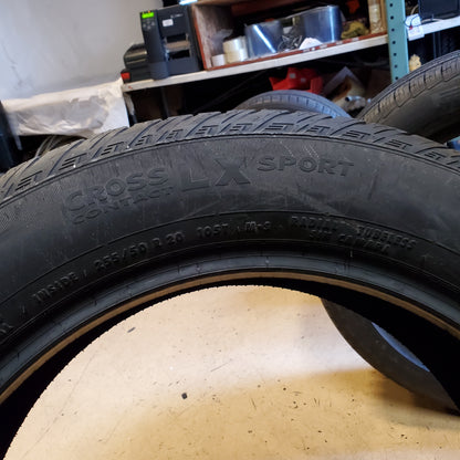 4 CONTINENTAL CROSSCONTACT LX SPORT P 255 50 20 105T SL TIRE 03593650000