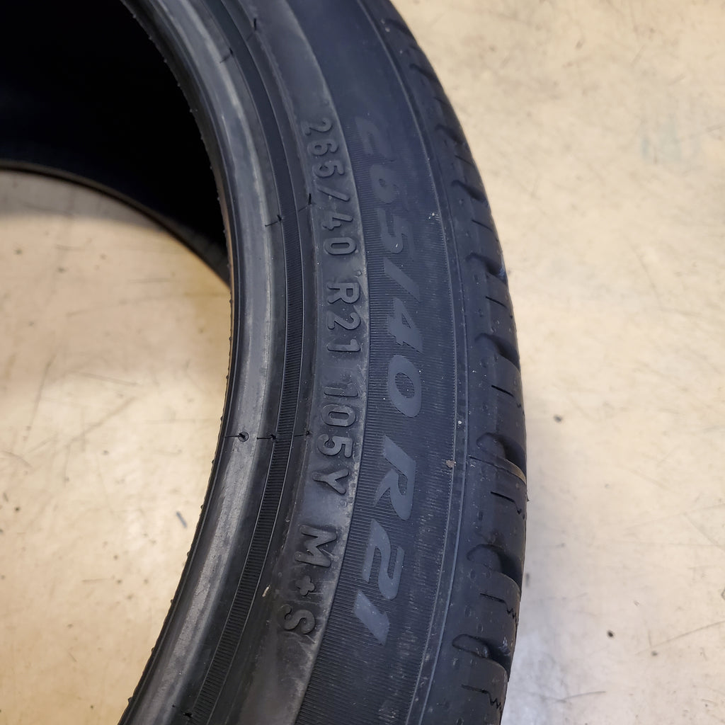 2 PIRELLI SCORPION ZERO A/S PLUS P 265 40 21 105Y XL ALL SEASON TIRE 2567400