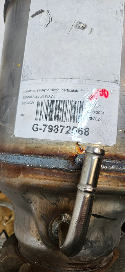 MOPAR CATALYTIC CONVERTER DIESEL PARTICULATE FILTER 68296341AE RAM 2019-2024