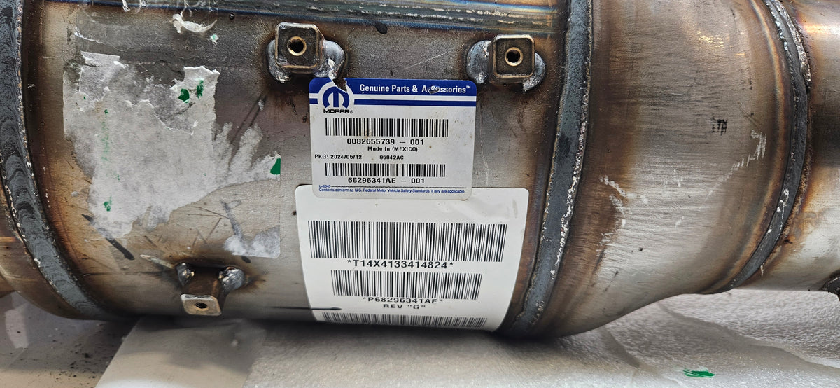 MOPAR CATALYTIC CONVERTER DIESEL PARTICULATE FILTER 68296341AE RAM 2019-2024