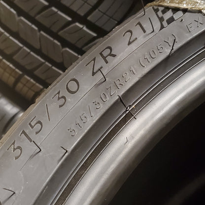 2 MICHELIN PILOT SPORT 4S (NDO) PORSCHE P 315 30 21 105Y XL UHP SUMMER TIRES 15313