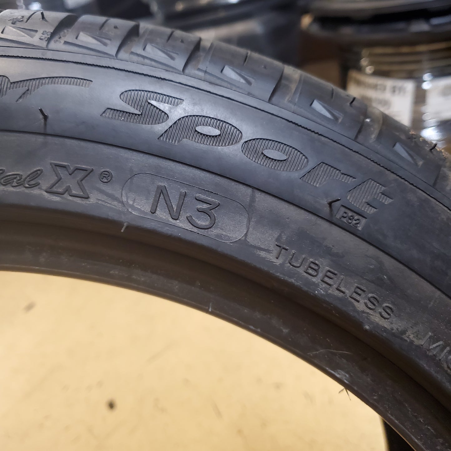 2 USED DTO 9/32" MICHELIN PILOT SPORT SP2 (N3) PORSCHE P 205 50 17 89Y SL TIRES 18655 SUMMER