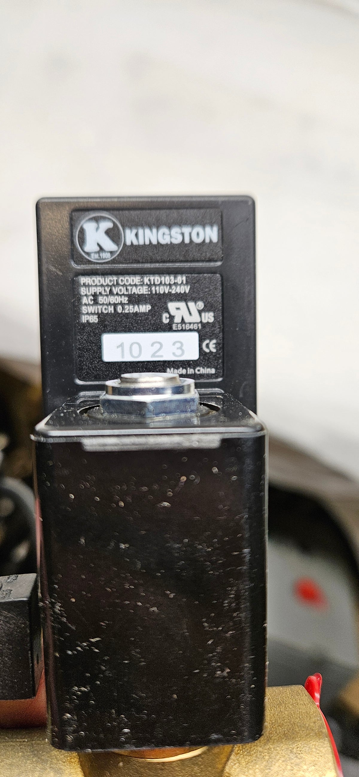 KINGSTON KTD1021-AC110 Air Compressor Electric Auto Tank drain with strainer