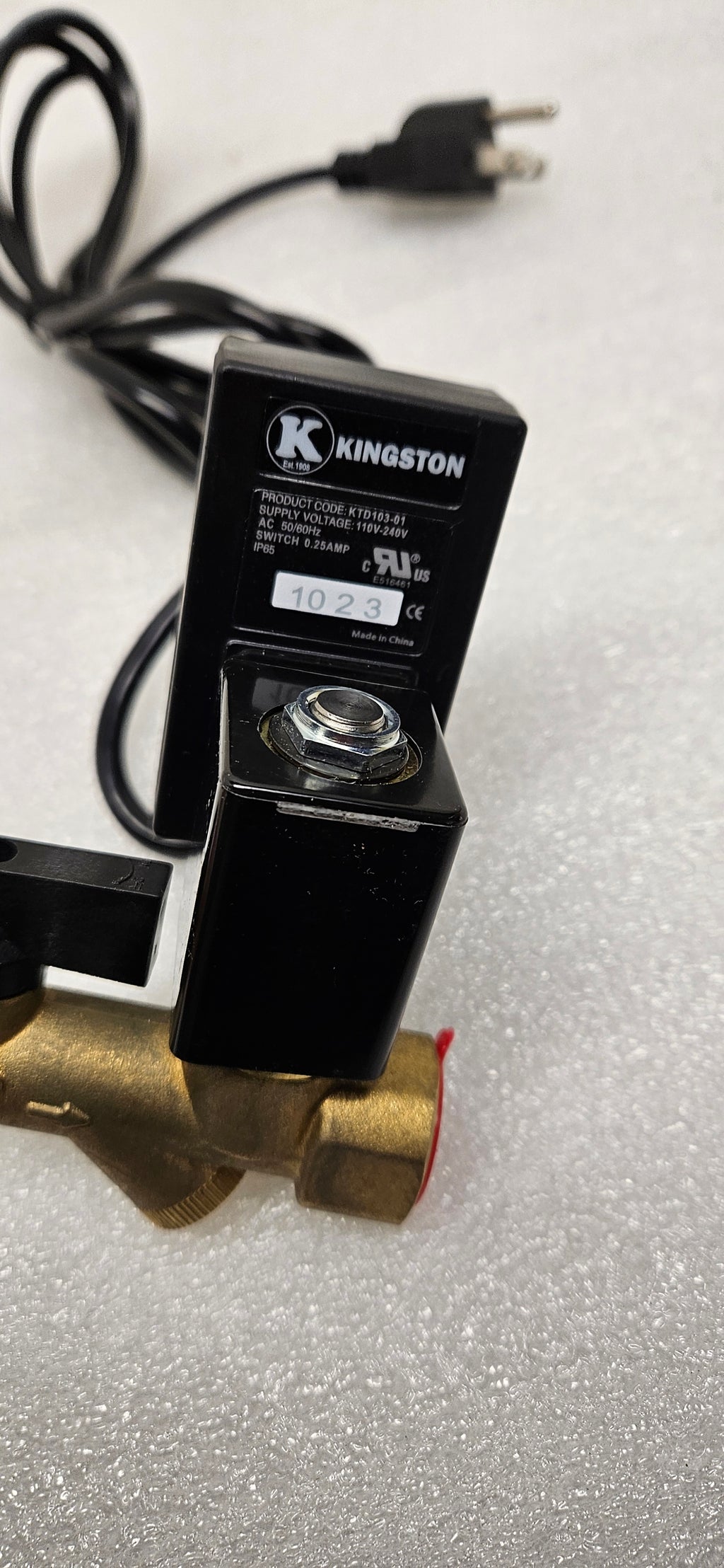 KINGSTON KTD1021-AC110 Air Compressor Electric Auto Tank drain with strainer