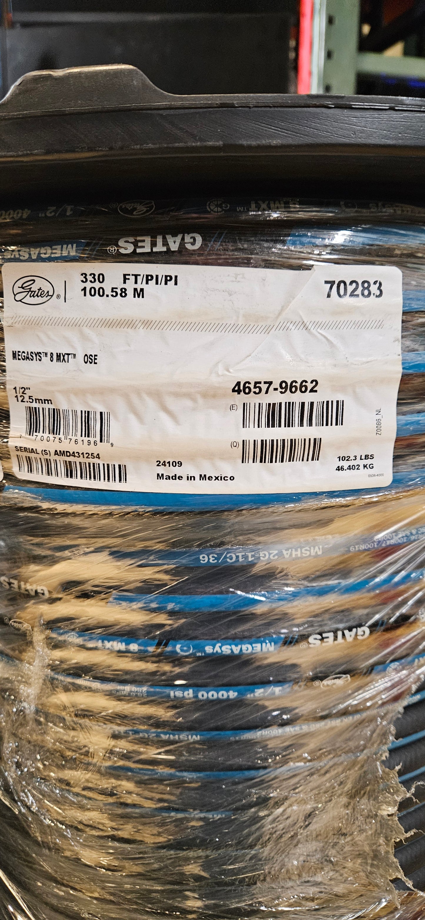 Hydraulic Hose - 8MXTXREEL - MXT MegaSys Wire Braid Hose - SAE 100R16 70283