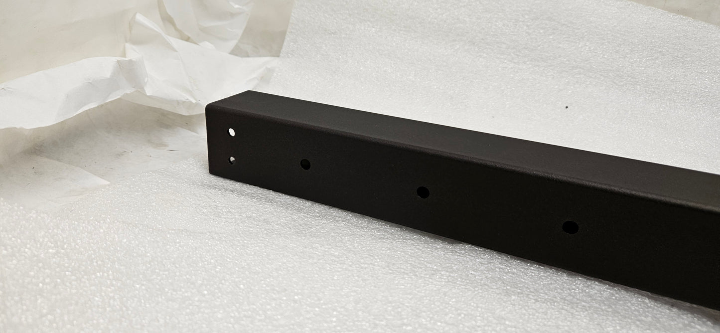 CITYPOST CP20-0027 36''X2''X2'' BLACK POST W/ PRE-DRILLED HOLES