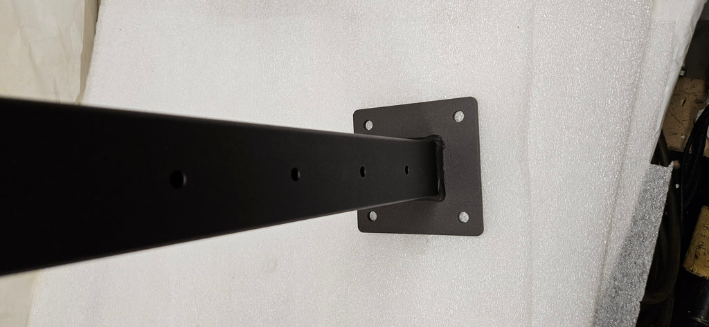 CITYPOST CP20-0027 36''X2''X2'' BLACK POST W/ PRE-DRILLED HOLES
