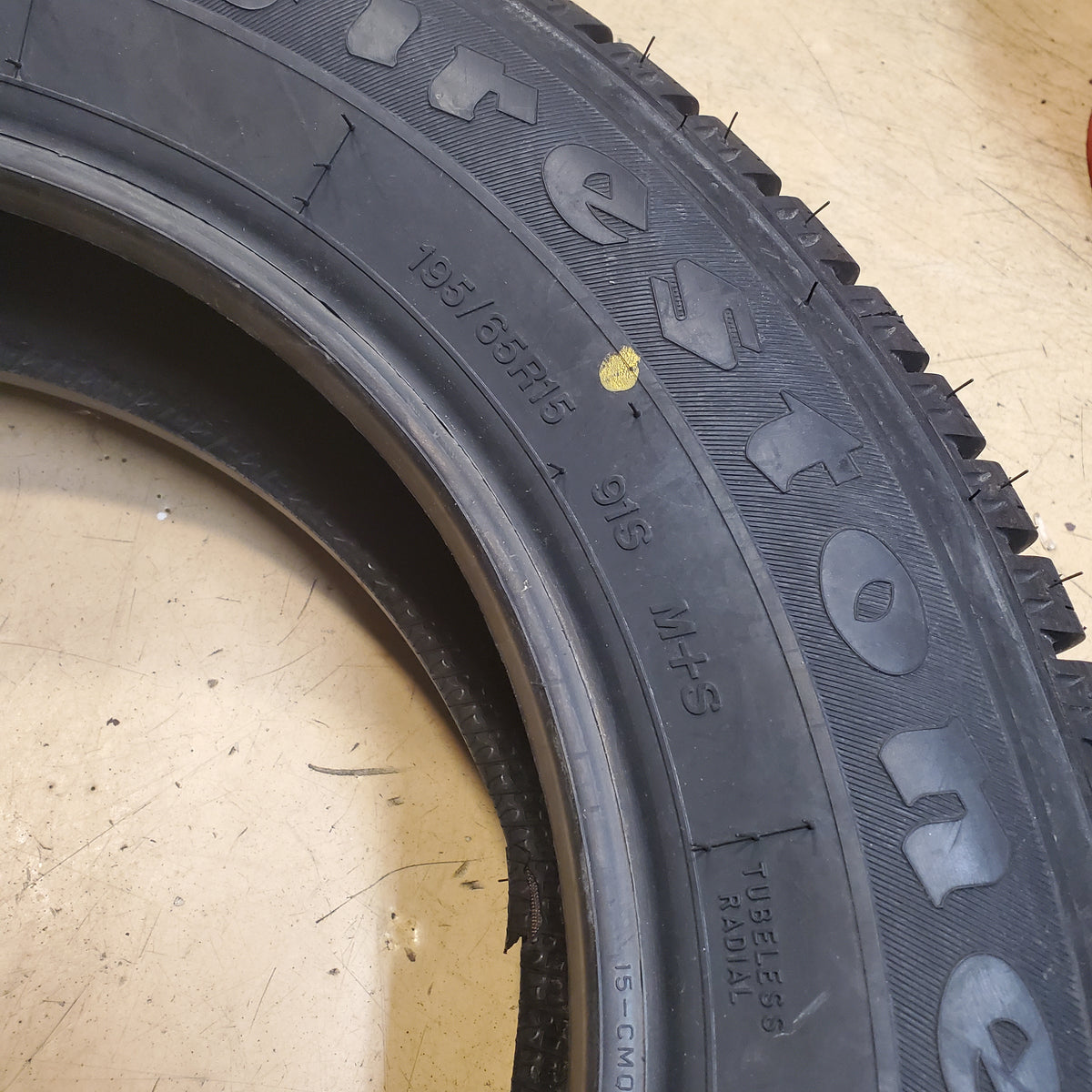 FIRESTONE WINTERFORCE 2 P 195 65 15 91S SL SNOW WINTER TIRE 148895