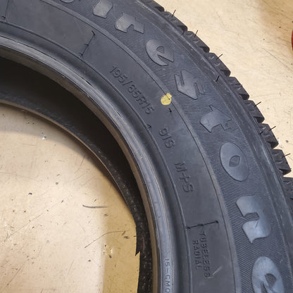 FIRESTONE WINTERFORCE 2 P 195 65 15 91S SL SNOW WINTER TIRE 148895