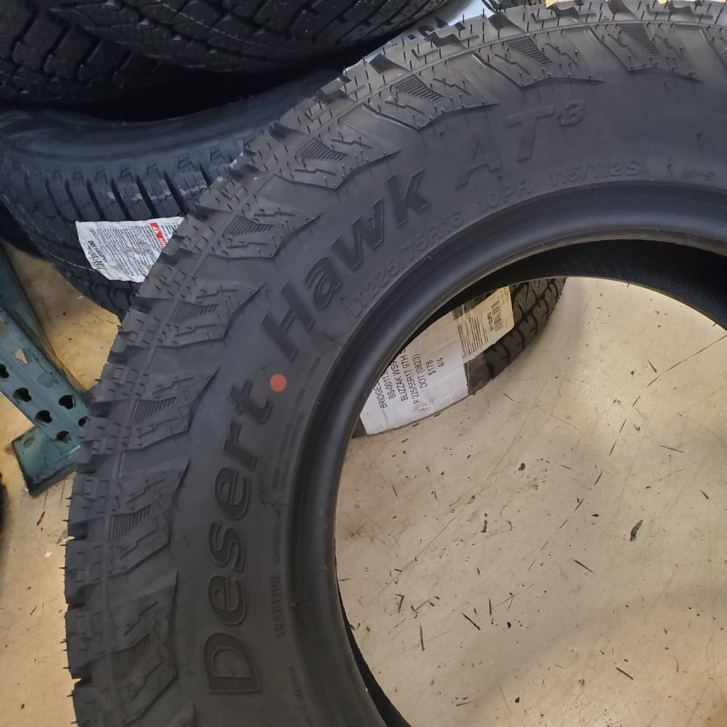 ACHILLES DESERT HAWK AT3 LT 225 75 16 115/112S LRE 10PLY ALL TERRAIN TIRE ADK26