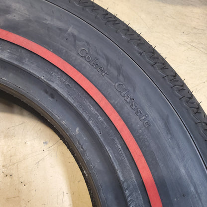 COKER CLASSIC REDLINE .375 INCH 185 15 91S CLASSIC CAR TIRE 57986