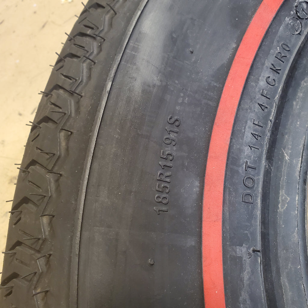 COKER CLASSIC REDLINE .375 INCH 185 15 91S CLASSIC CAR TIRE 57986