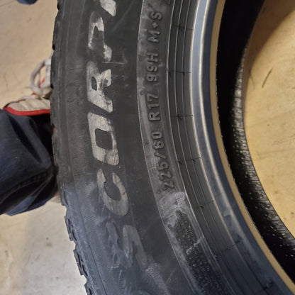 PIRELLI SCORPION WEATHERACTIVE P 225 60 17 99H SL ALL WEATHER TIRE 4515500