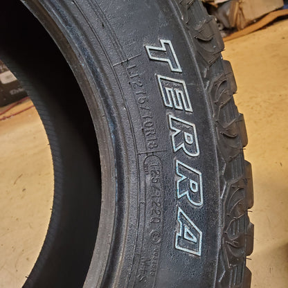 HERCULES TERRA TRAC T/G MAX RWL LT 275 70 18 125/122Q LRE 10PLY MUD TERRAIN TIRE 09150