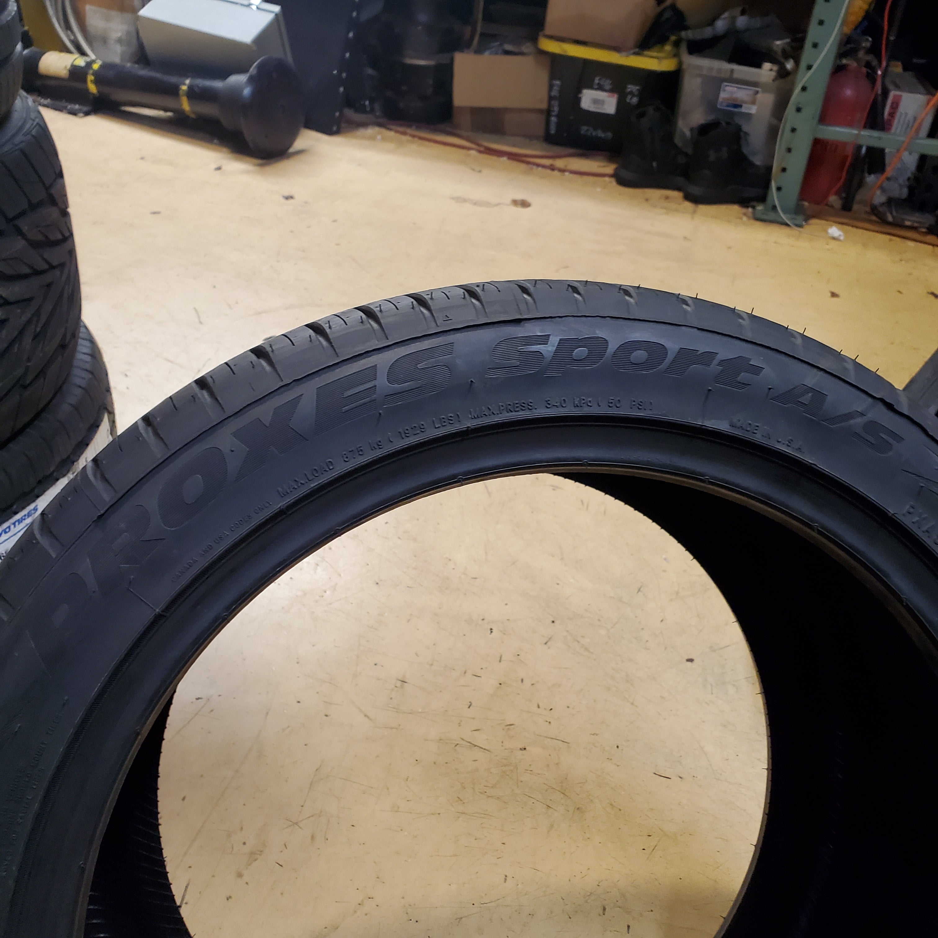 TOYO PROXES SPORT A/S P 295 35 18 103Y XL ALL SEASON TIRE 214530