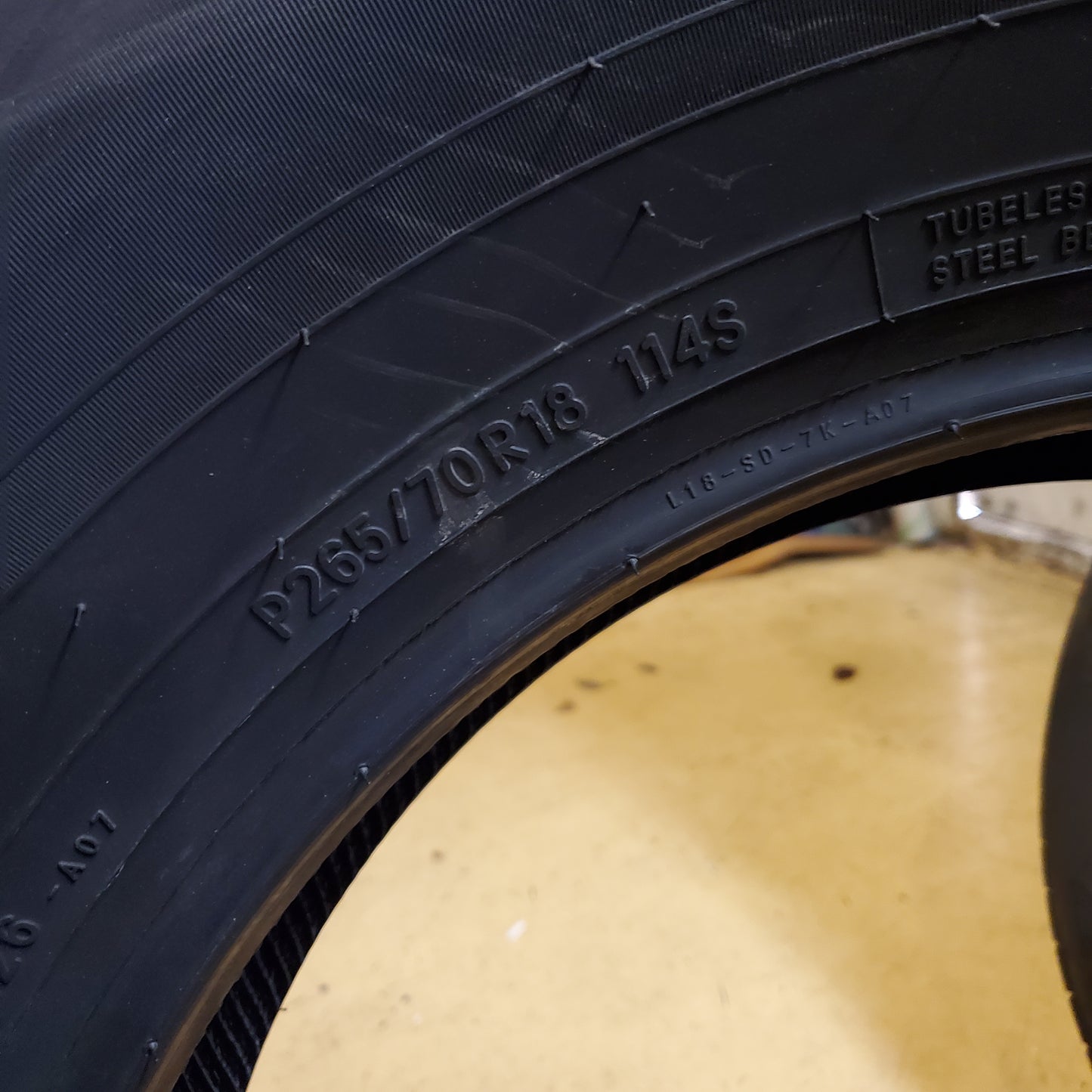 TOYO OPEN COUNTRY A26 P 265 70 18 114S SL ALL SEASON TIRE 301870