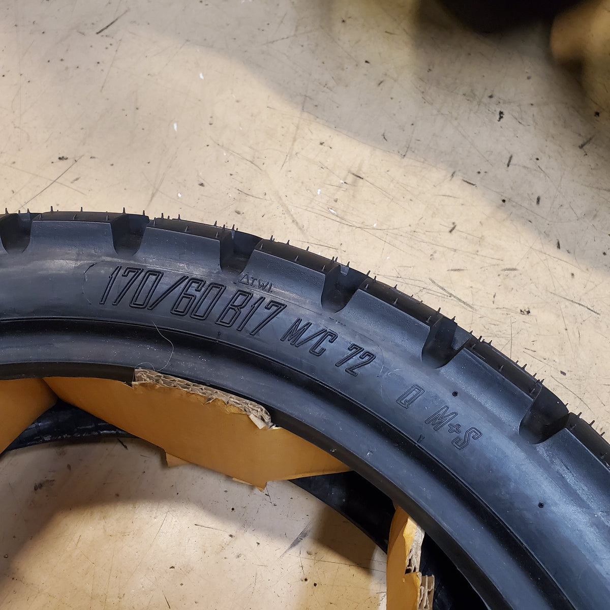 MOTOZ GPS ADVENTURE BSW 170 60 17 72Q REAR MOTORCYCLE TIRE 1710670005