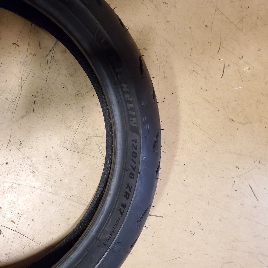 MICHELIN POWER GP 120 70 17 58W FRONT WHEEL MOTORCYCLE TIRE 171285