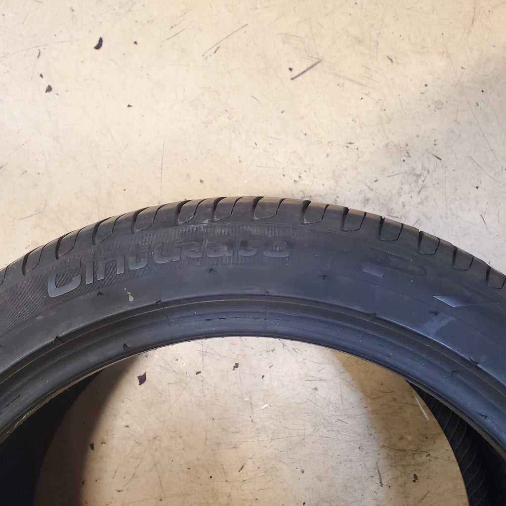 2 USED 7.5/32" PIRELLI CINTURATO P7 BSW PIRELLI 245 40 17 91W UHP TIRE 2153700