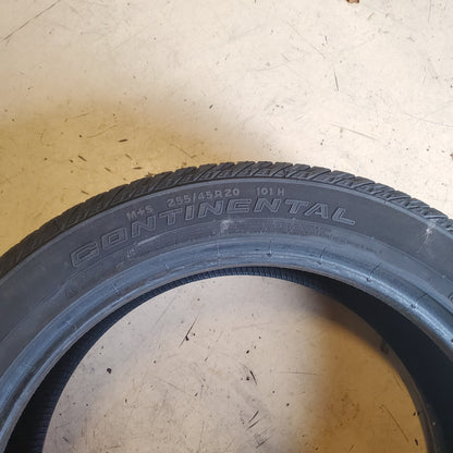 USED 9.5/32” CONTINENTAL CROSSCONTACTLX SPORT 255 45 20 101H SUVTIRE 15501890000 DTO