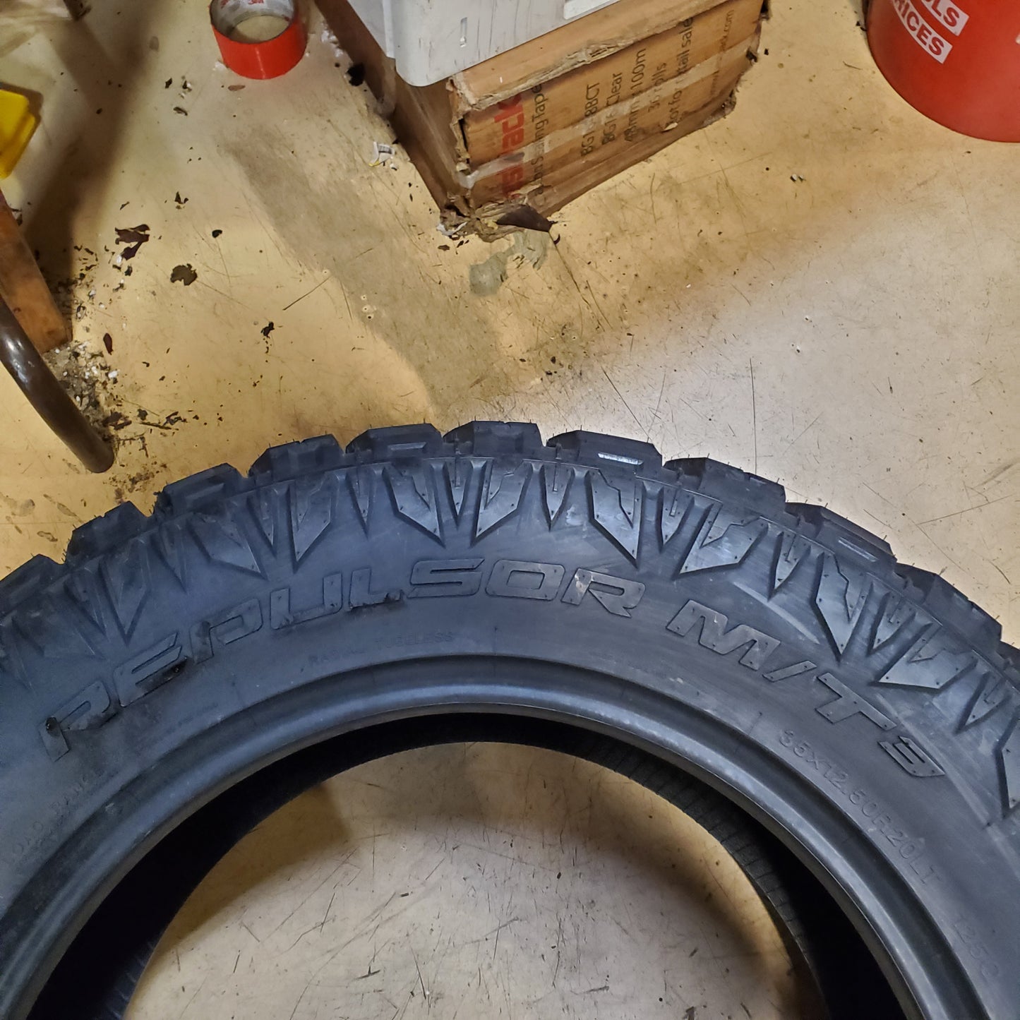 RBP REPULSOR M/T3 35 12.50 20 LT 125Q 12 PLY MUD TRUCK TIRE RBPSTMT320020