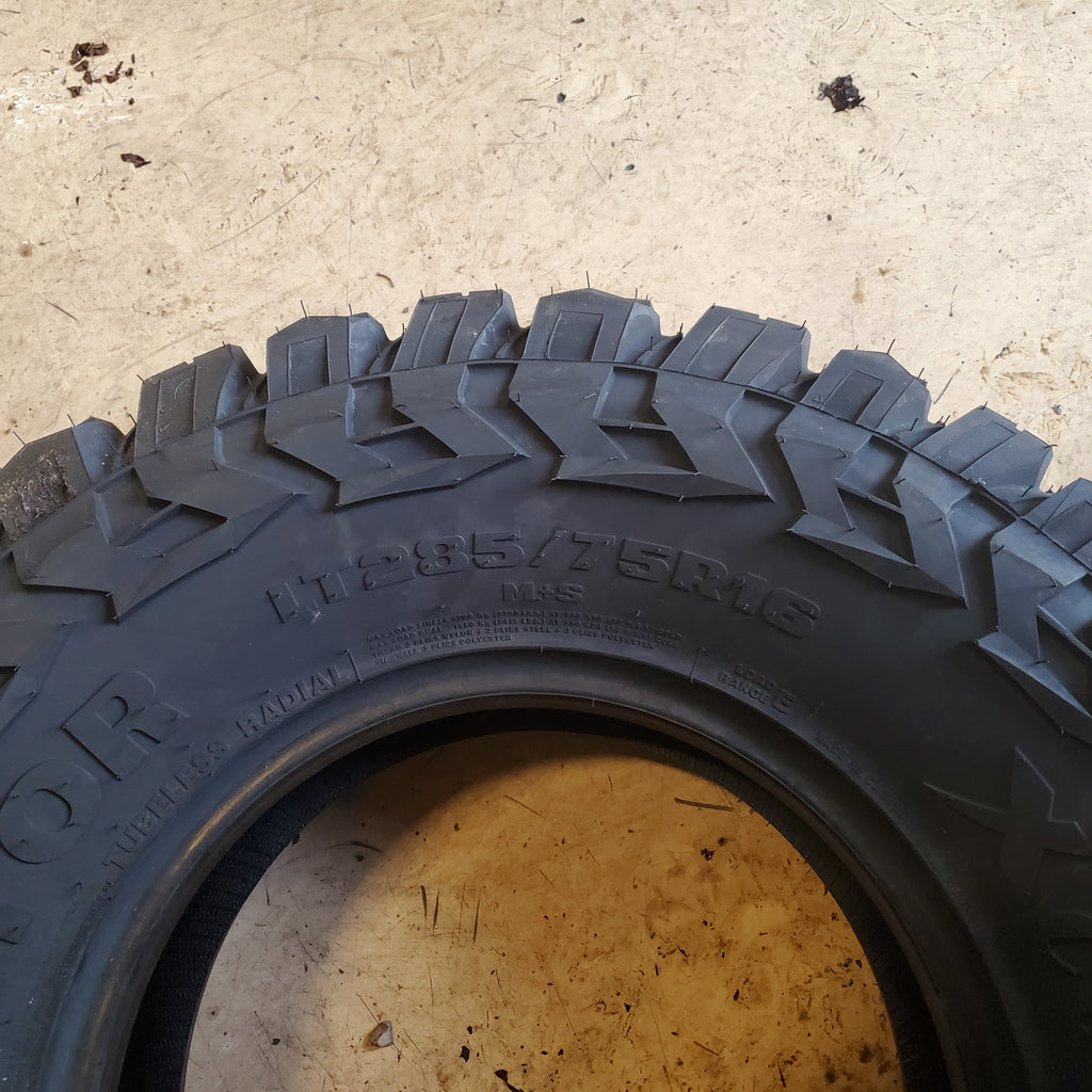 GLADIATOR X COMP M/T BSW LT 285 75 16 126/123Q MUD TRUCK TIRE 1932266783