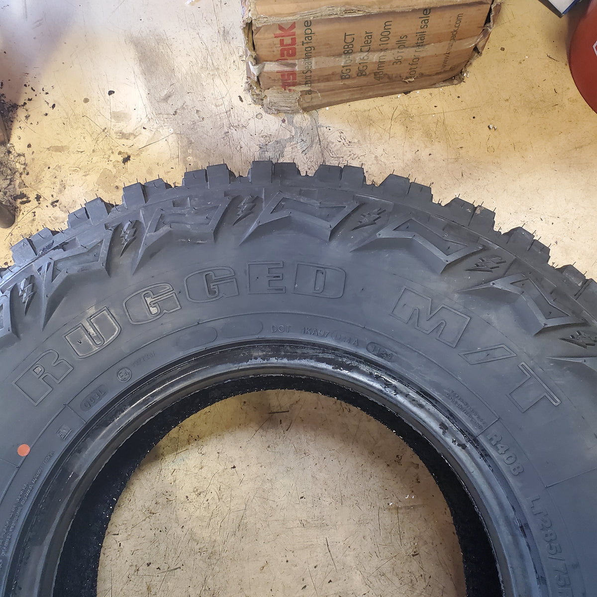 AMERICUS RUGGED M/T R408 BSW LT 285 75 16 126/123Q MUD TRUCK TIRE AMD2459